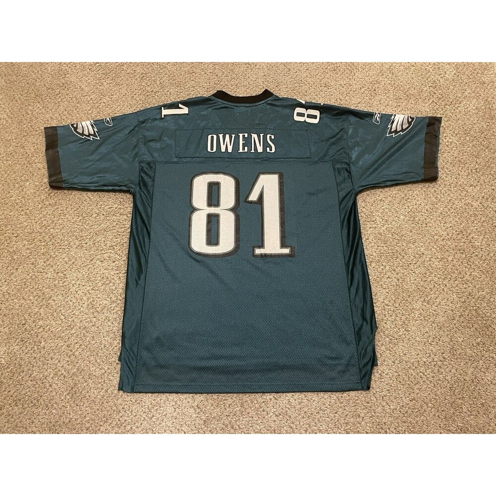 Vintage Philadelphia Eagles Terrell Owens Jersey Sz XL  Mens Reebok NFL FOOTBALL - Picture 2 of 5